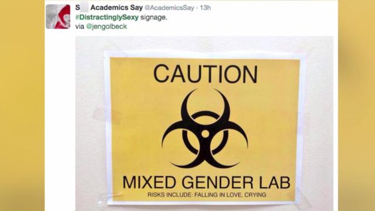 Women scientists shame sexist colleague with 'd...