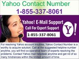 Yahoo Technical Support 1-855-337-8061 | Yahoo Customer Service Number