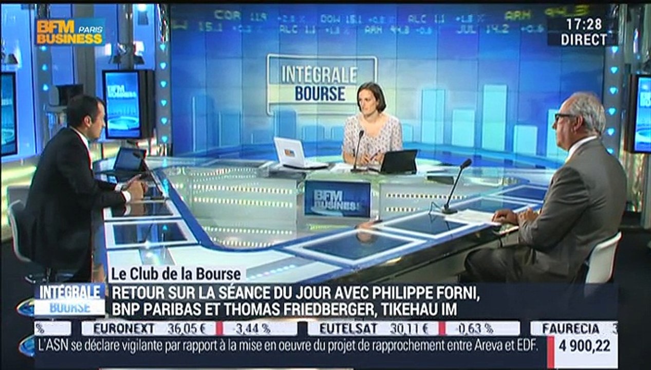 Le Club de la Bourse: Thomas Friedberger, Philippe Forni et Alexandre Baradez - 12/06