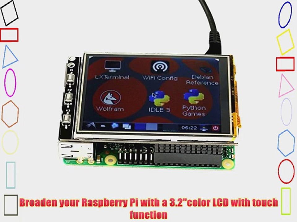 SainSmart 3.2 TFT LCD Module 320*240 Touch Screen Display for Raspberry Pi