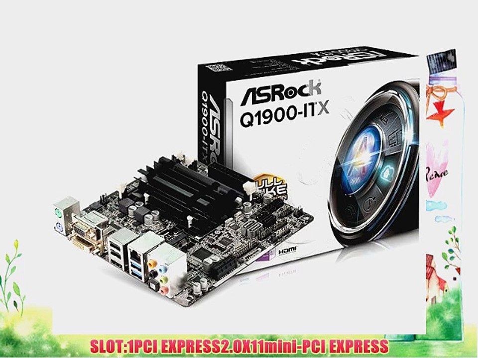 ASRock Q1900-ITX Intel Celeron J1900 Motherboard/CPU/VGA Combo