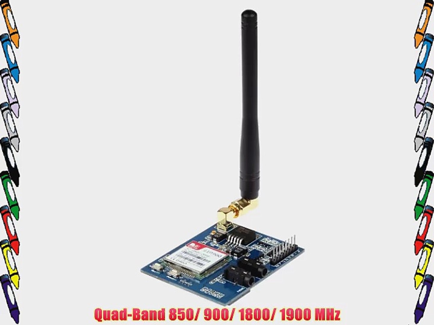 ⁣SainSmart SIM900 GSM/GPRS Function Module Adapter for Raspberry PI Arduino
