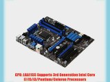 MSI Computer Corp. DDR3 1600 Intel LGA 1155 Motherboards (Z77A-G43)