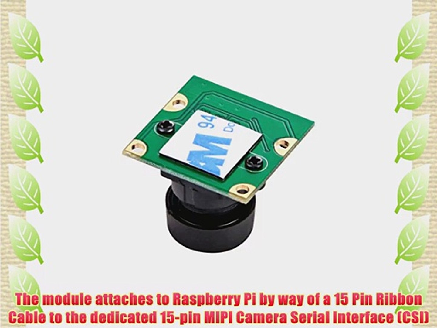 ⁣SainSmart Wide Angle Fish-Eye Camera Lenses for Raspberry Pi Arduino