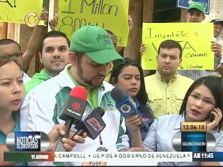 Jóvenes de la MUD exigen al CNE extender inscripción del RE