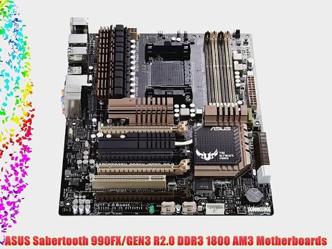 ASUS Sabertooth 990FX/GEN3 R2.0 DDR3 1800 AM3 Motherboards