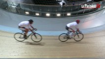 Dans le peau d'un pistard au vélodrome national de Saint-Quentin
