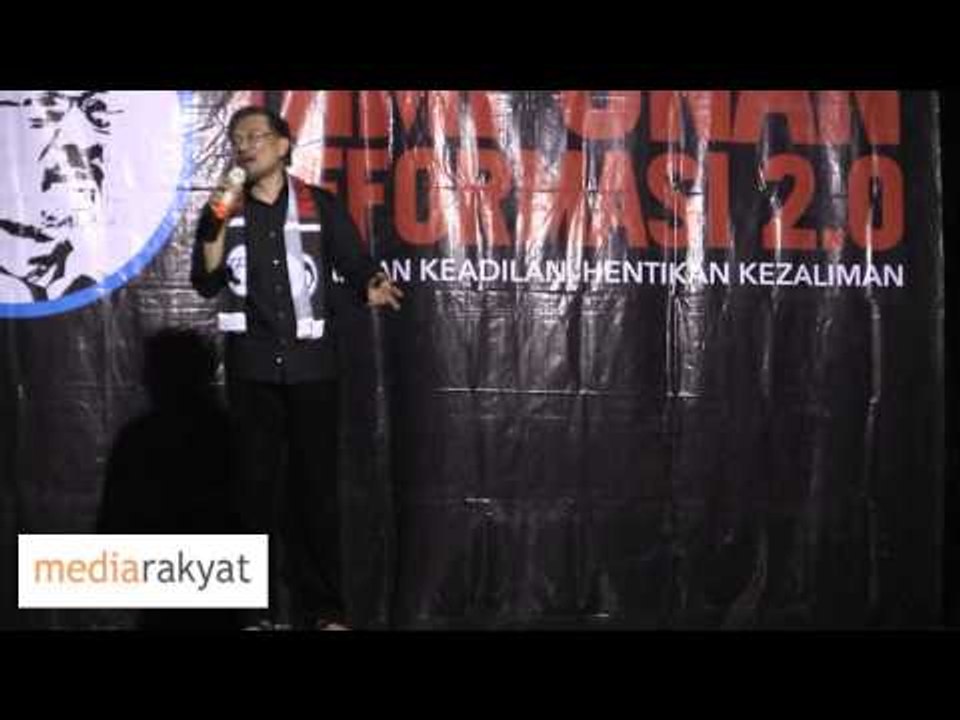 Anwar Ibrahim: Najib, Jangan Lari, Kalau Ada Rasuah, Kamu Lawan