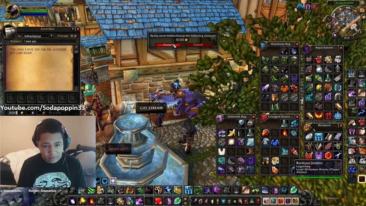 Sodapoppin robbed by friends while smacking it