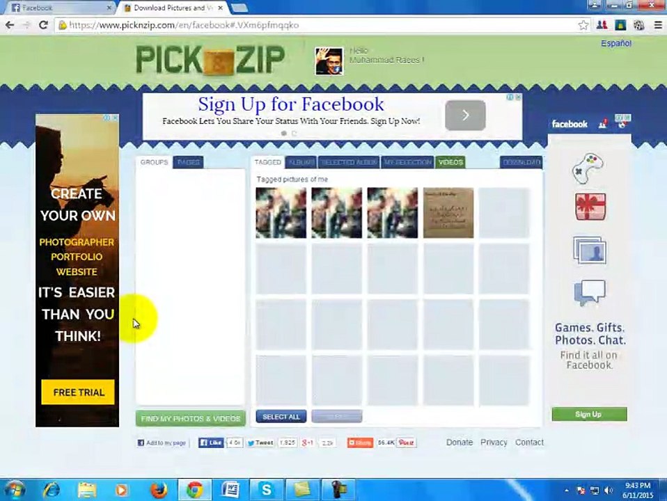 Download Facebook Album in one Click Without Software Urdu and Hindi Tutorial