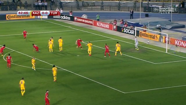 Arda Turan Goal 0:1 | Kazakhstan vs Turkey | Euro Qualifiers 12.06.2015
