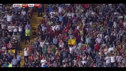 Goal Arda Turan - Kazakhstan 0-1 Turkey - 12-06-2015