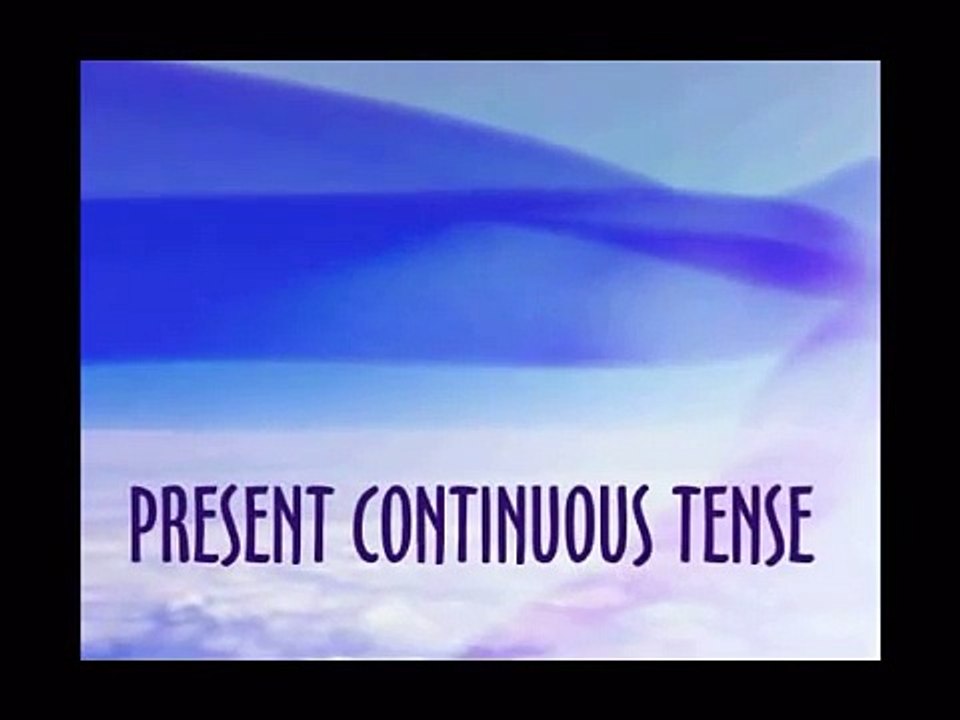 present continuous tense