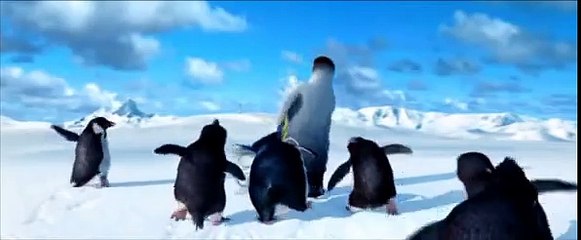 Happy Feet Scene: Driving Gloria Away (Clipped)