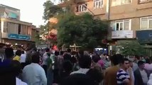 Iran. Zanjan.15.08.2013 Anti-regime protest in Zanjan city of Iran