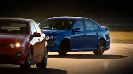 Top Gear Australia Ford FPV F6 vs Holden HSV Clubsport