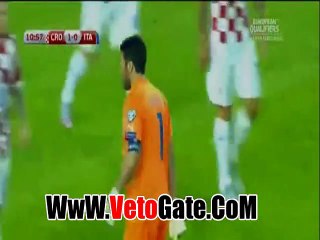 "ماندجوكيتش"يتقدم بالهدف الاول كرواتيا فى مرمى ايطاليا