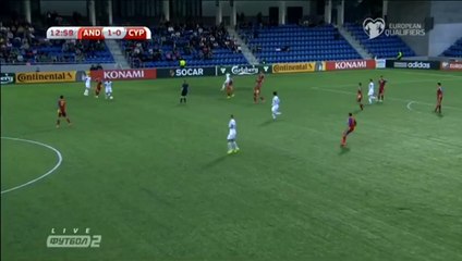 1-1 Nestor Mytidis Goal | Andorra v. Cyprus 12.06.2015