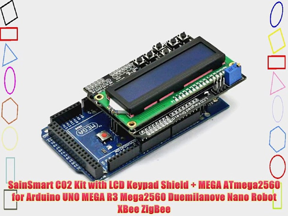 SainSmart C02 Kit with LCD Keypad Shield   MEGA ATmega2560 for Arduino UNO MEGA R3 Mega2560