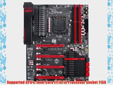 EVGA Z87 FTW LGA1150 ATX 4 DIMM Dual-Channel DDR3 2666MHz Motherboard (141-HW-E877-KR)