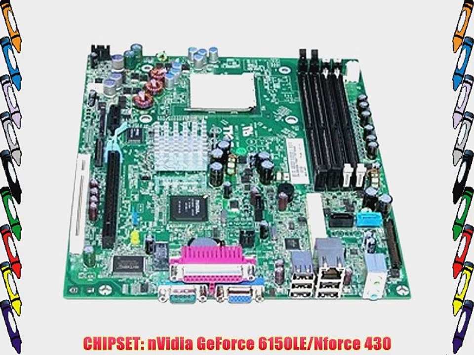 Genuine Dell MotherBoard For Dell OptiPlex 740 Desktop Systems nVidia Chipset: GeForce 6150LE/Nforce