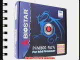Biostar P4M80-M7 VIA P4M800 Socket 775 mATX Motherboard w/Video Audio LAN