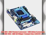 Gigabyte AMD 760G   SB710 Chipset DDR3 1333 AM3  Micro ATX Motherboard (GA-78LMT-S2P)