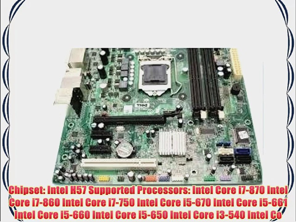 Dell Studio XPS 8100 G3HR7 Desktop (DT) Motherboard Systemboard Mainboard