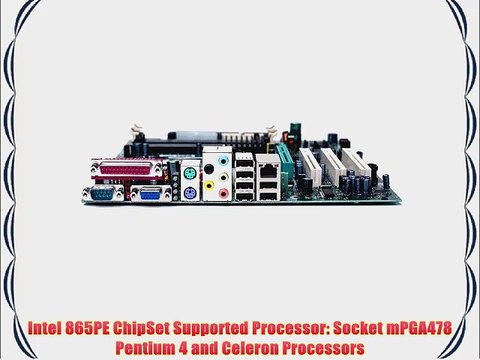 Genuine Dell F4491 Main System Motherboard with Video for Dimension 4600 Systems Dell Part