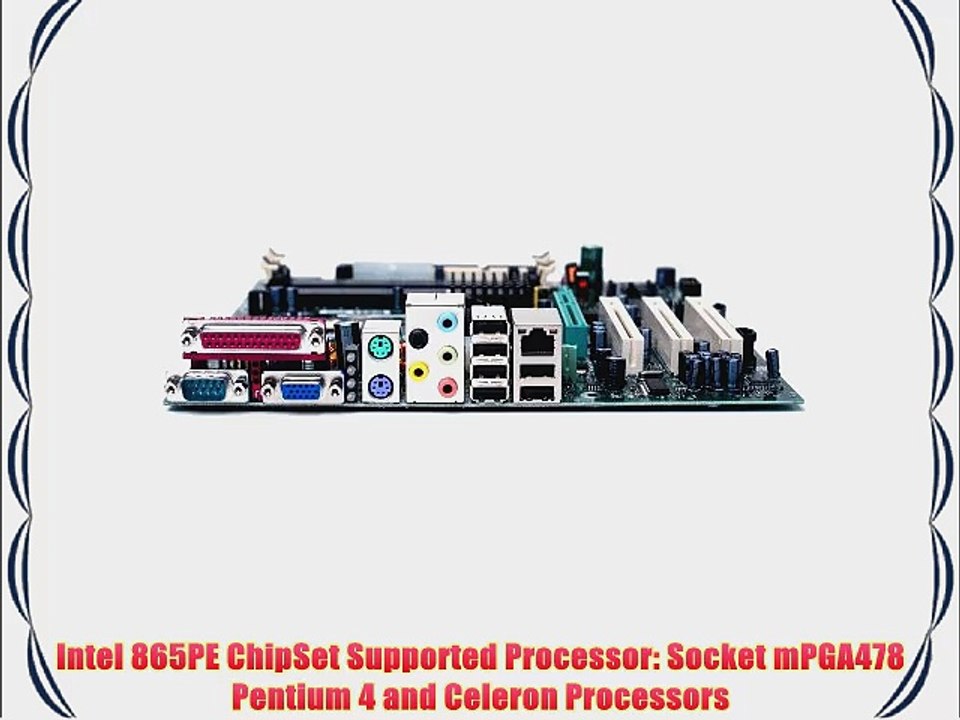 Genuine Dell F4491 Main System Motherboard with Video for Dimension 4600 Systems Dell Part