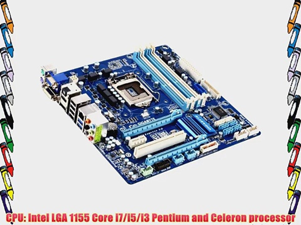 Gigabyte DDR3 1600 LGA 1155 Intel Q77 HDMI SATA 6Gb/s USB 3.0 Micro ATX Intel Motherboard with