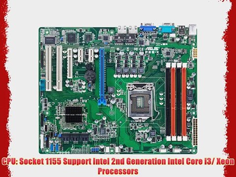 Asus P8B-X ATX Server Motherboard Intel C202 ATX DDR3 1333 Intel - LGA 1155