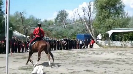 казак и лошадь с характером - Предтече Азов Спас. (Лысоман)