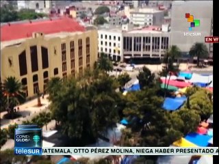 Maestros mexicanos refuerzan plantón contra la reforma educativa