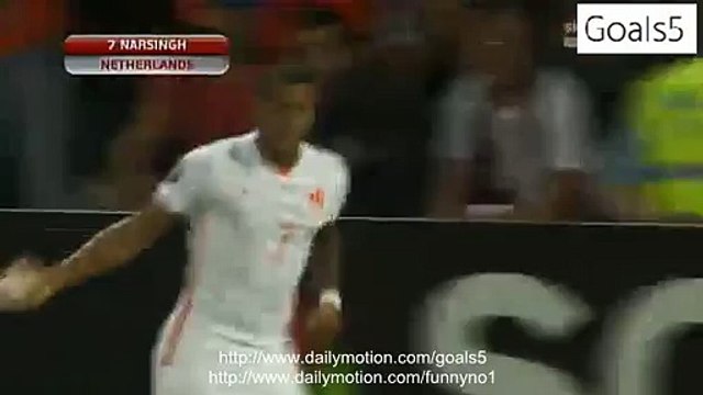 Luciano Narsingh Goal Latvia 0 - 2 Netherlands EURO 2016 Qualifying 12-6-2015