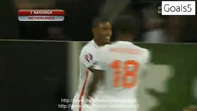 Luciano Narsingh Goal Latvia 0 - 2 Netherlands EURO 2016 Qualifying 12-6-2015