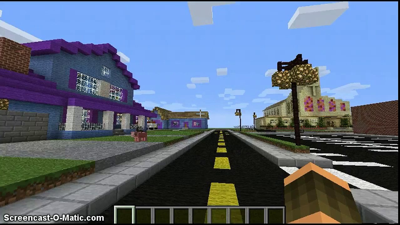 MInecraft springfield map =D
