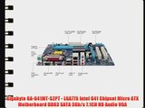 Gigabyte GA-G41MT-S2PT - LGA775 Intel G41 Chipset Micro ATX Motherboard DDR3 SATA 3Gb/s 7.1CH