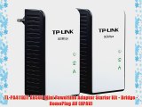 TL-PA411KIT AV500 Mini Powerline Adapter Starter Kit - Bridge - HomePlug AV (HPAV)