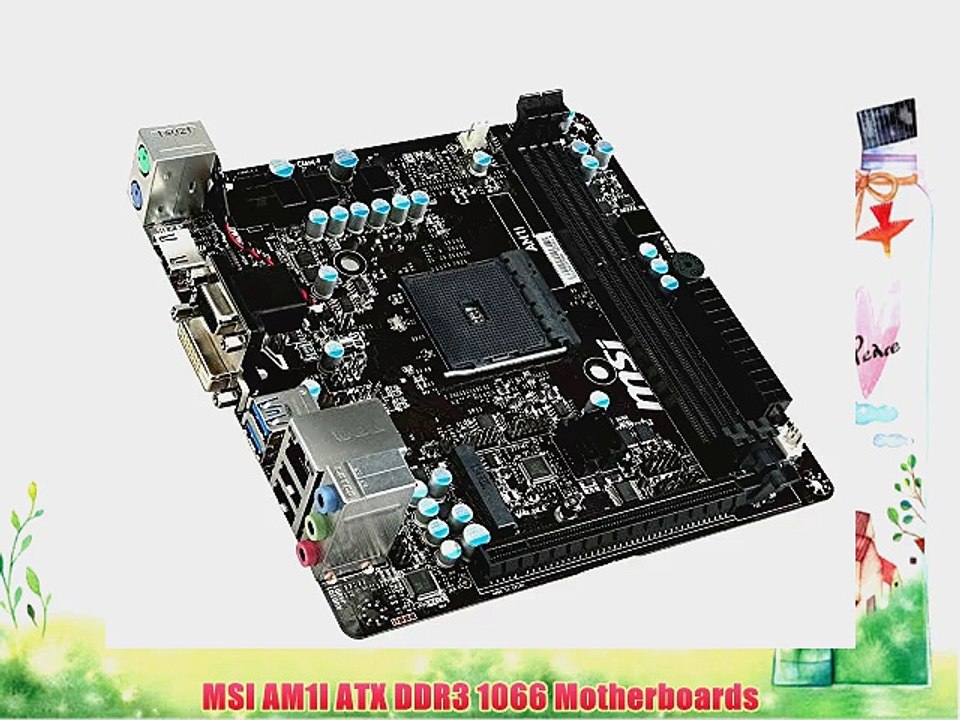 MSI AM1I ATX DDR3 1066 Motherboards