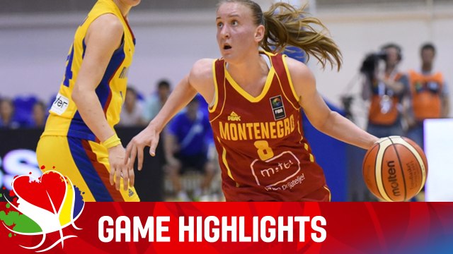 Romania v Montenegro - Game Highlights - Group A - EuroBasket Women 2015
