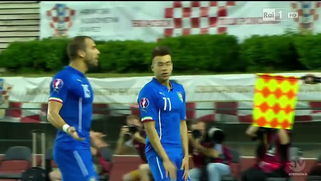 Croatia 1 - 1 Italy All Goals and Full Highlights 12_06_2015 - Euro Qualifiers