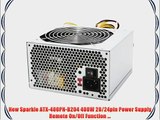 New Sparkle ATX-400PN-B204 400W 20/24pin Power Supply Remote On/Off Function ...