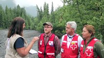 Volunteers working in Alberta communities affected by flooding