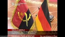 Angela Merkel visita Angola
