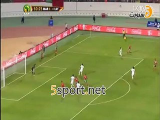 هدف المباراة ( المغرب 1-0 ليبيا ) تصفيات أمم افريقيا