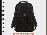 Level8 Atlas Black 15-17 Padded Laptop Backpack-Heavy Duty Notebook/Travel Backpack