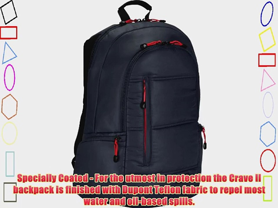 Targus Crave II Backpack for 15.6-Inch Laptops Blue (TSB78802US)