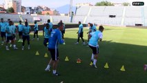 Exercices de vivacité avec les Bleus à Tirana