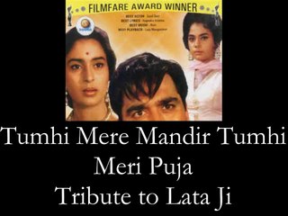 Tumhi Mere Mandir-cover song by me  Tribute Lata JI